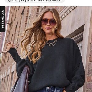 VICI Elouise Knit Oversized Pullover Sweater